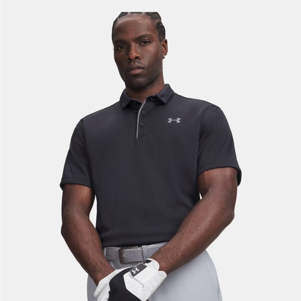Under Armour Men's Black Polo Shirt